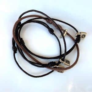 4 Uno De 50 Cotton Bracelets Lock